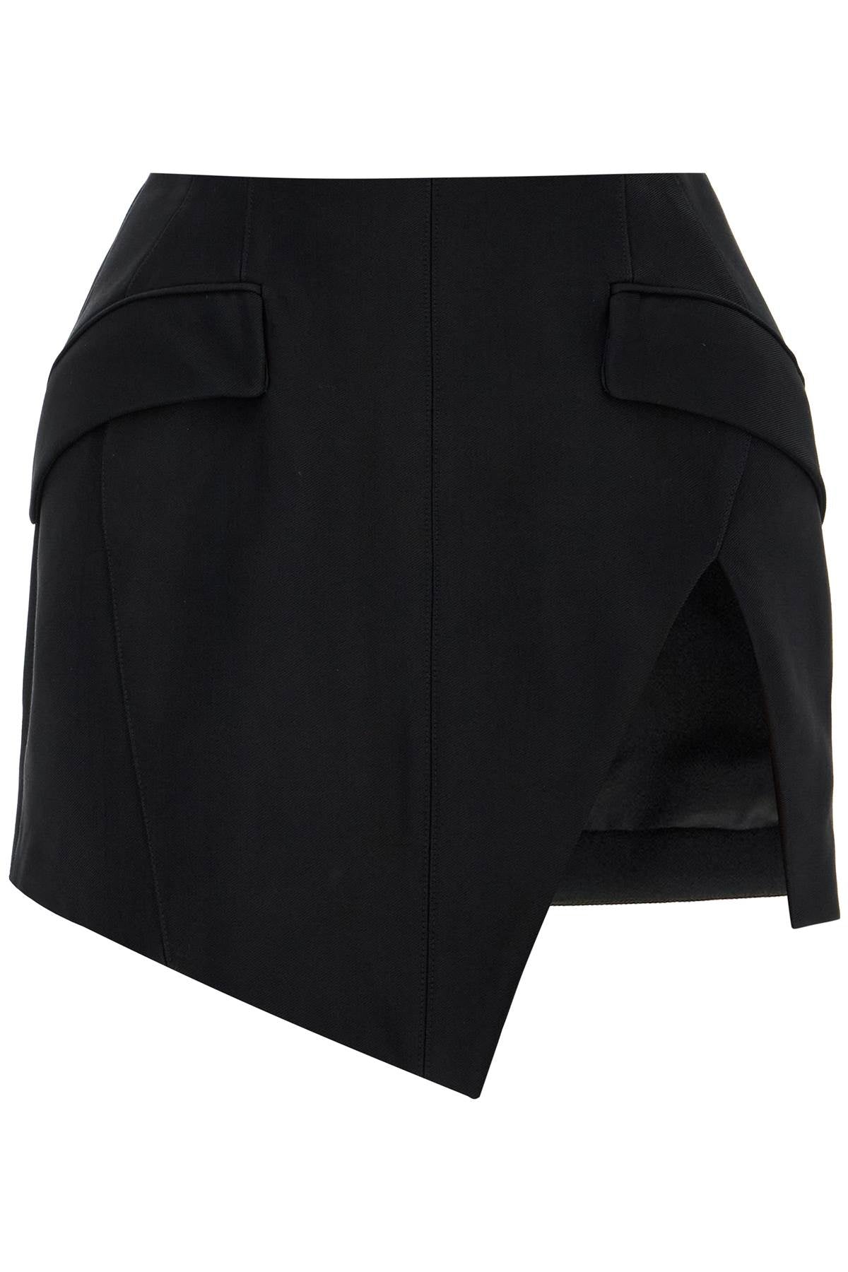 Mugler Asymmetric Mini Skirt