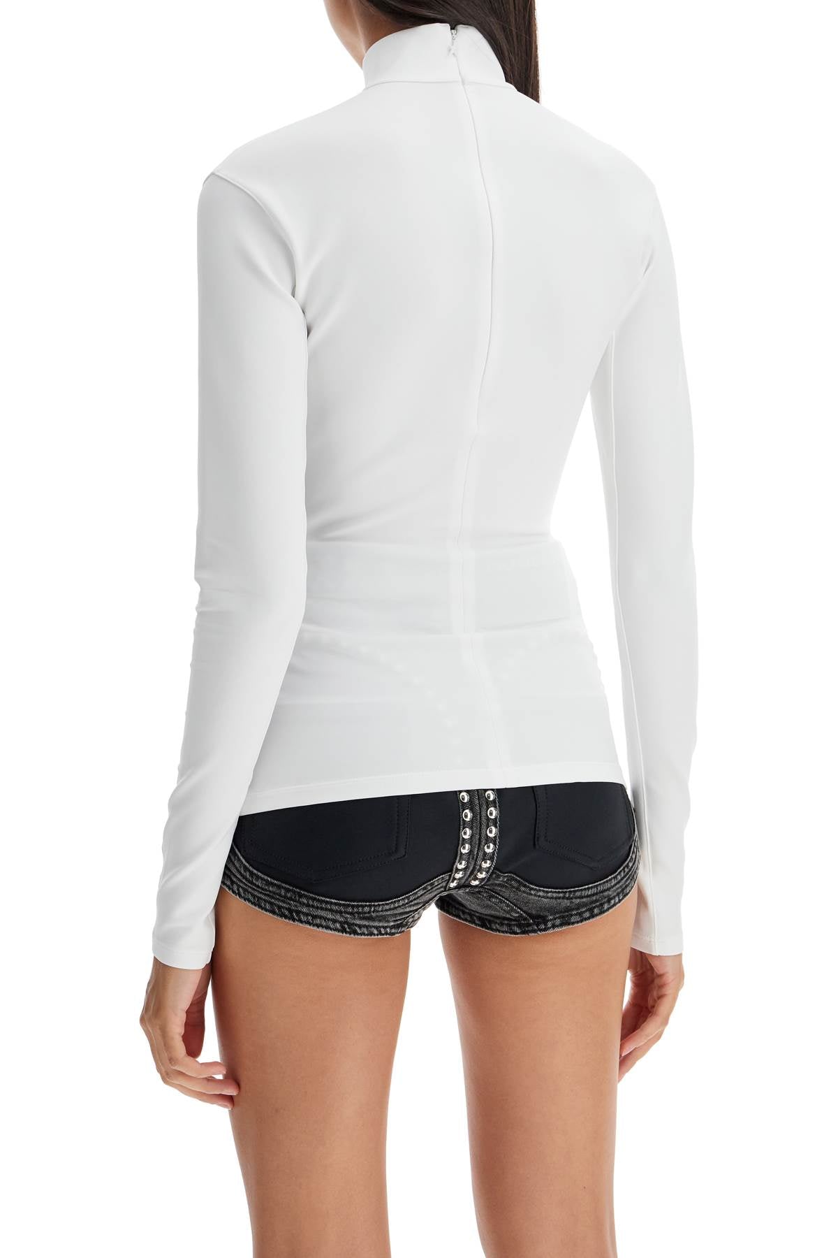 Mugler Long-sleeved Star Top