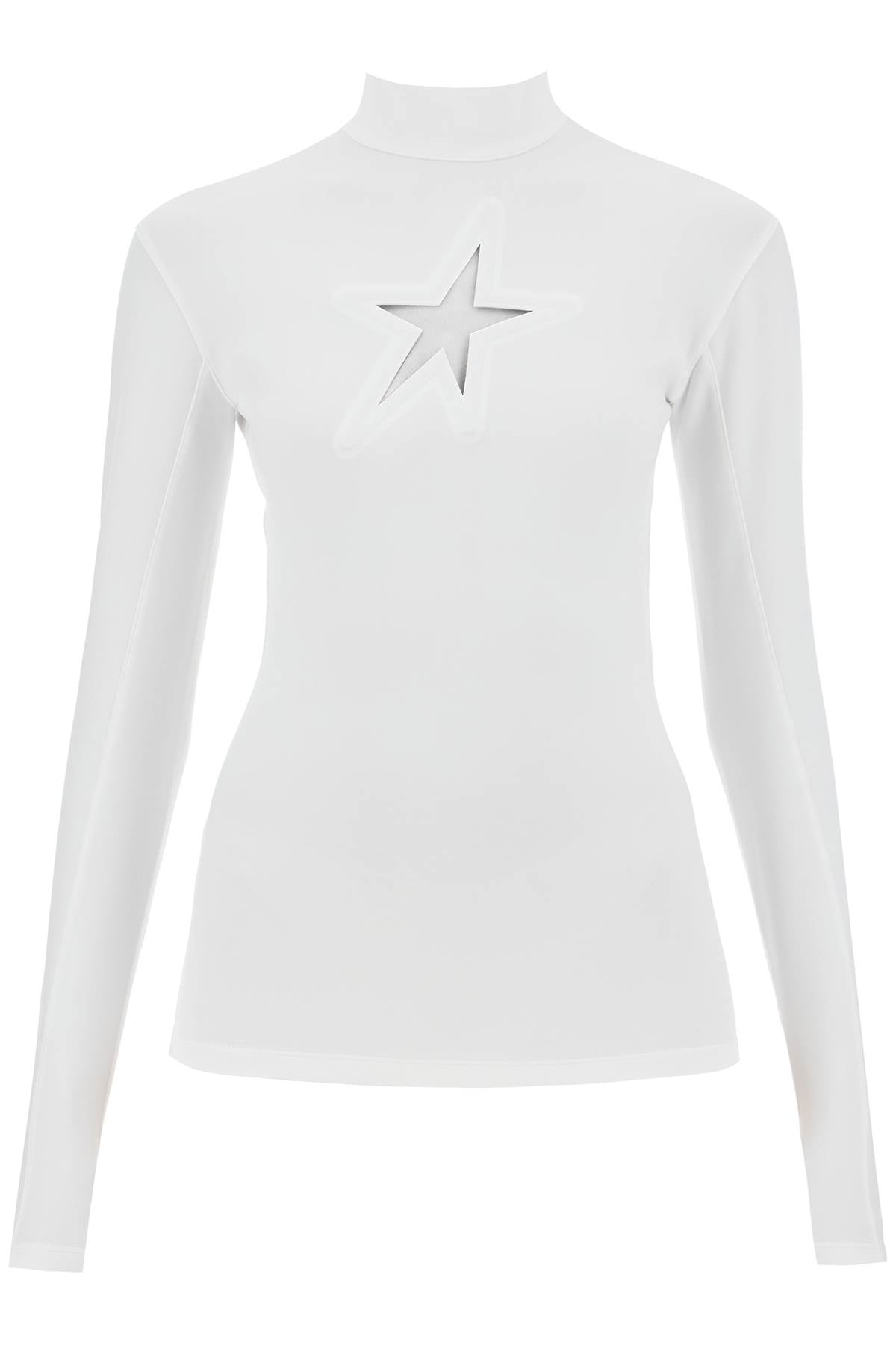 Mugler Long-sleeved Star Top