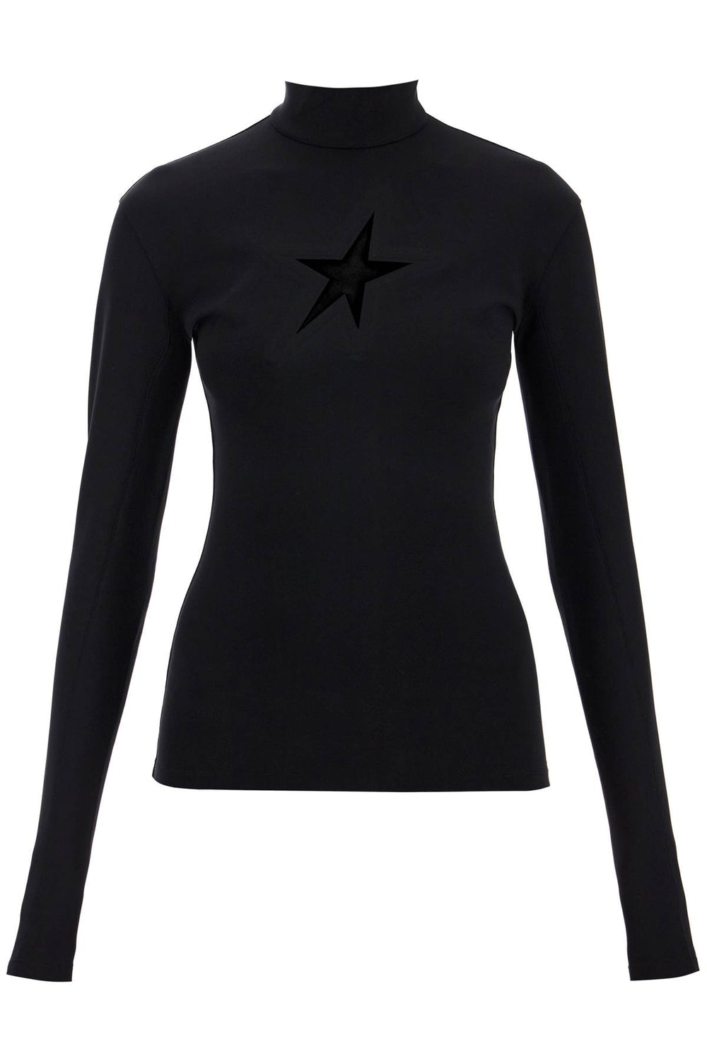 Mugler Long-sleeved Star Top