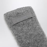 JACQUEMUS Gray Alpaca Gloves
