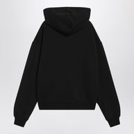 JACQUEMUS Black Cotton Zip-up Hoodie