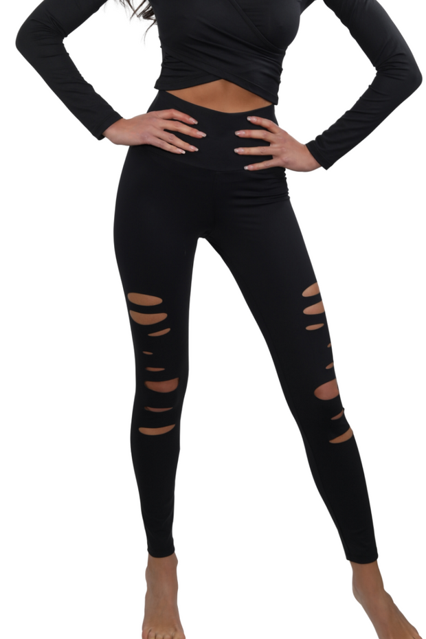 Gianine STELLA BLACK High Waist Activewear Legging