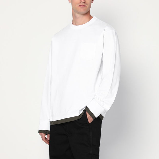 Sacai White Cotton Shirt