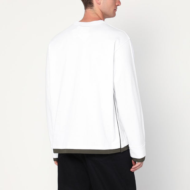 Sacai White Cotton Shirt