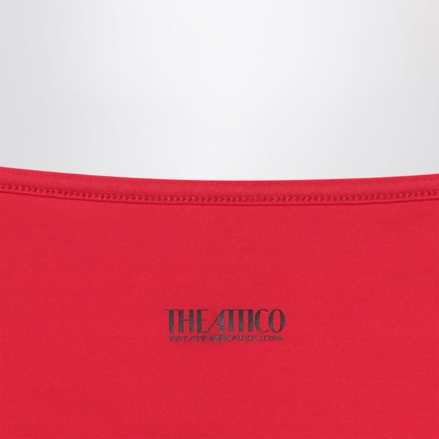 The Attico Two-piece Triangle Bikini In Red