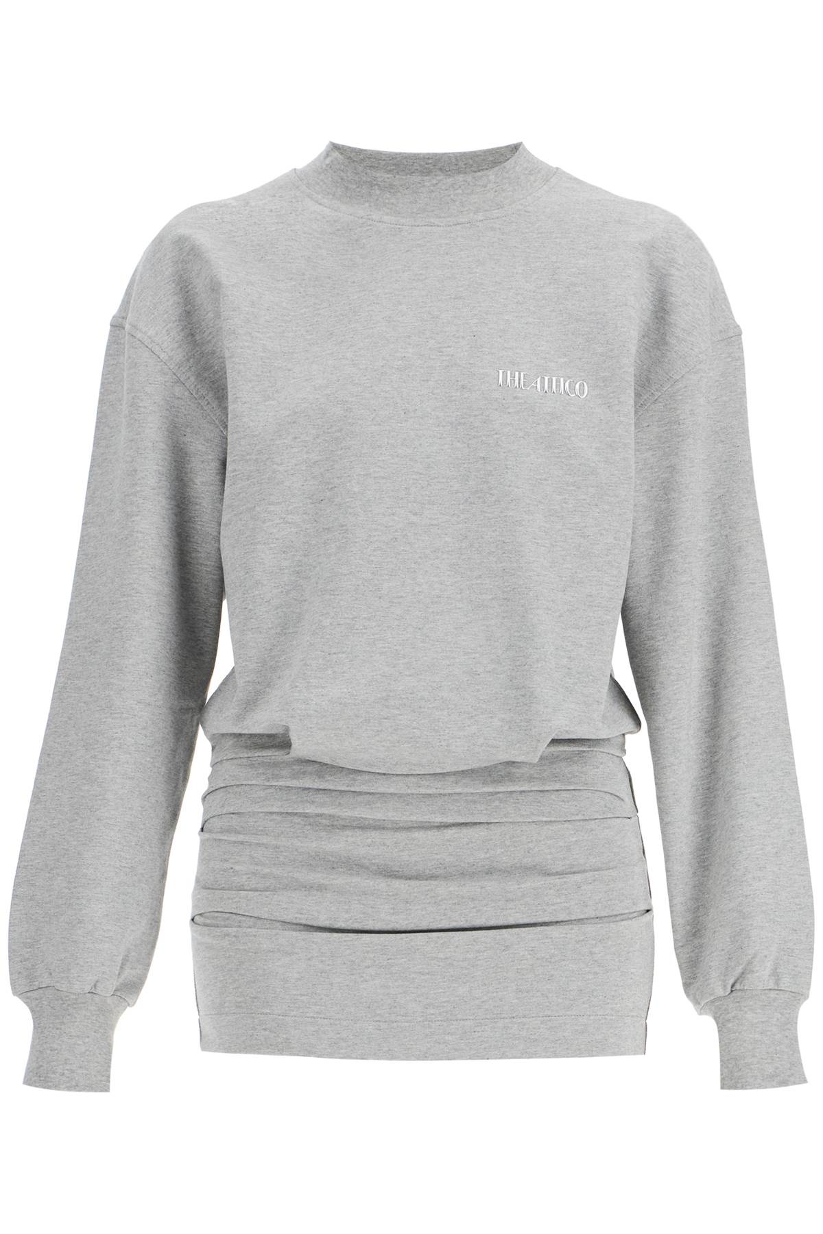 The Attico Lightweight Fleece Mini Dress