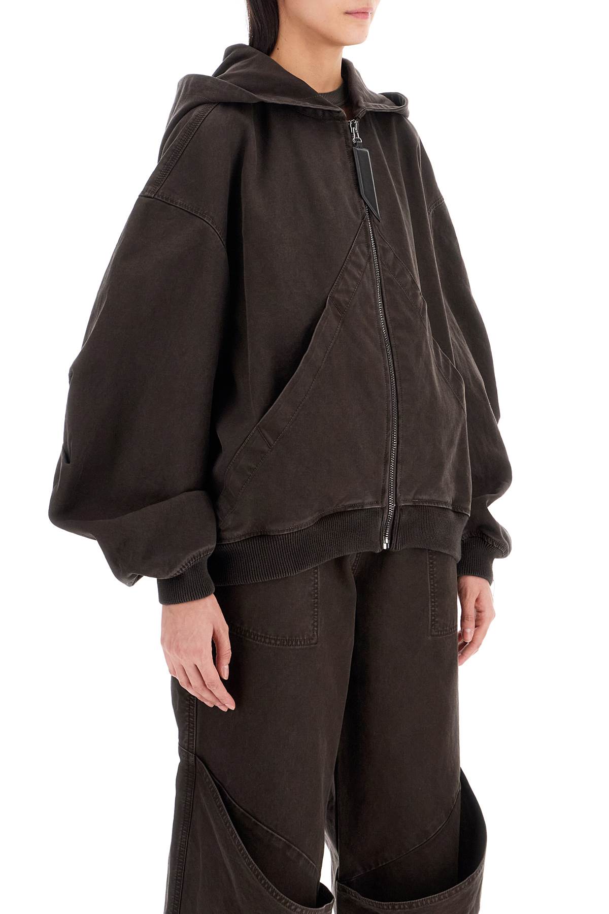 The Attico Hooded Bomber Jacket