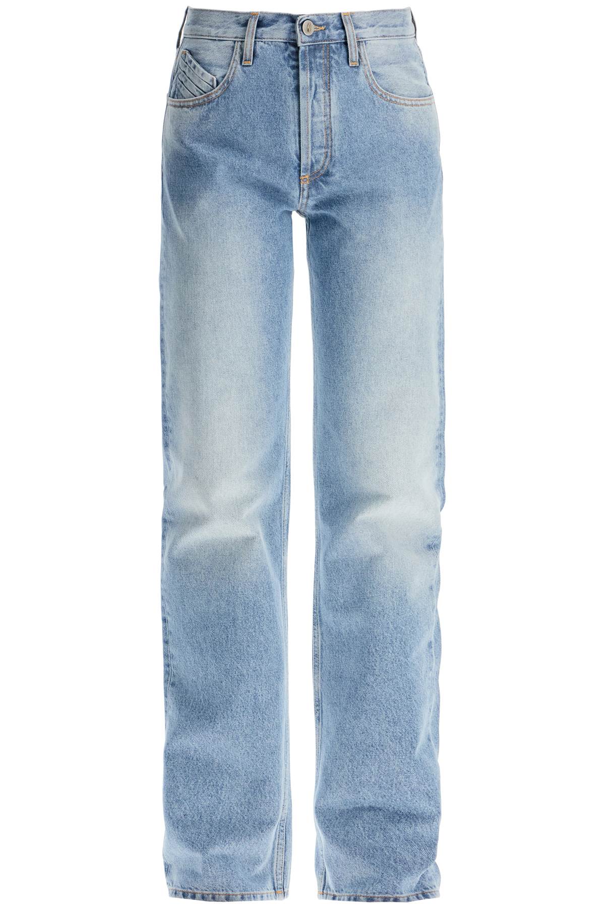 The Attico Coated Boyfriend Jeans