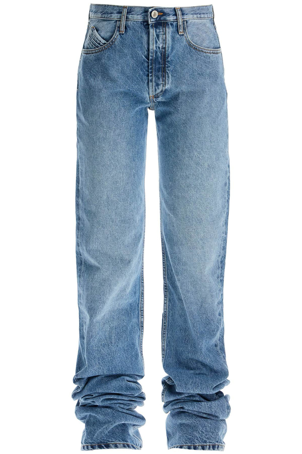 The Attico Extra Long Denim Jeans