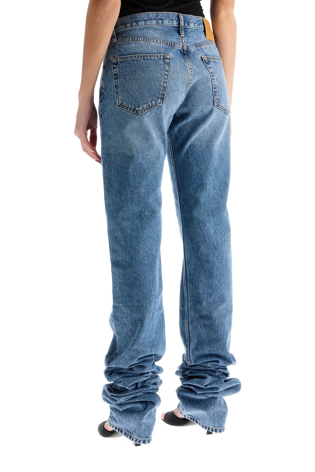 The Attico Extra Long Denim Jeans