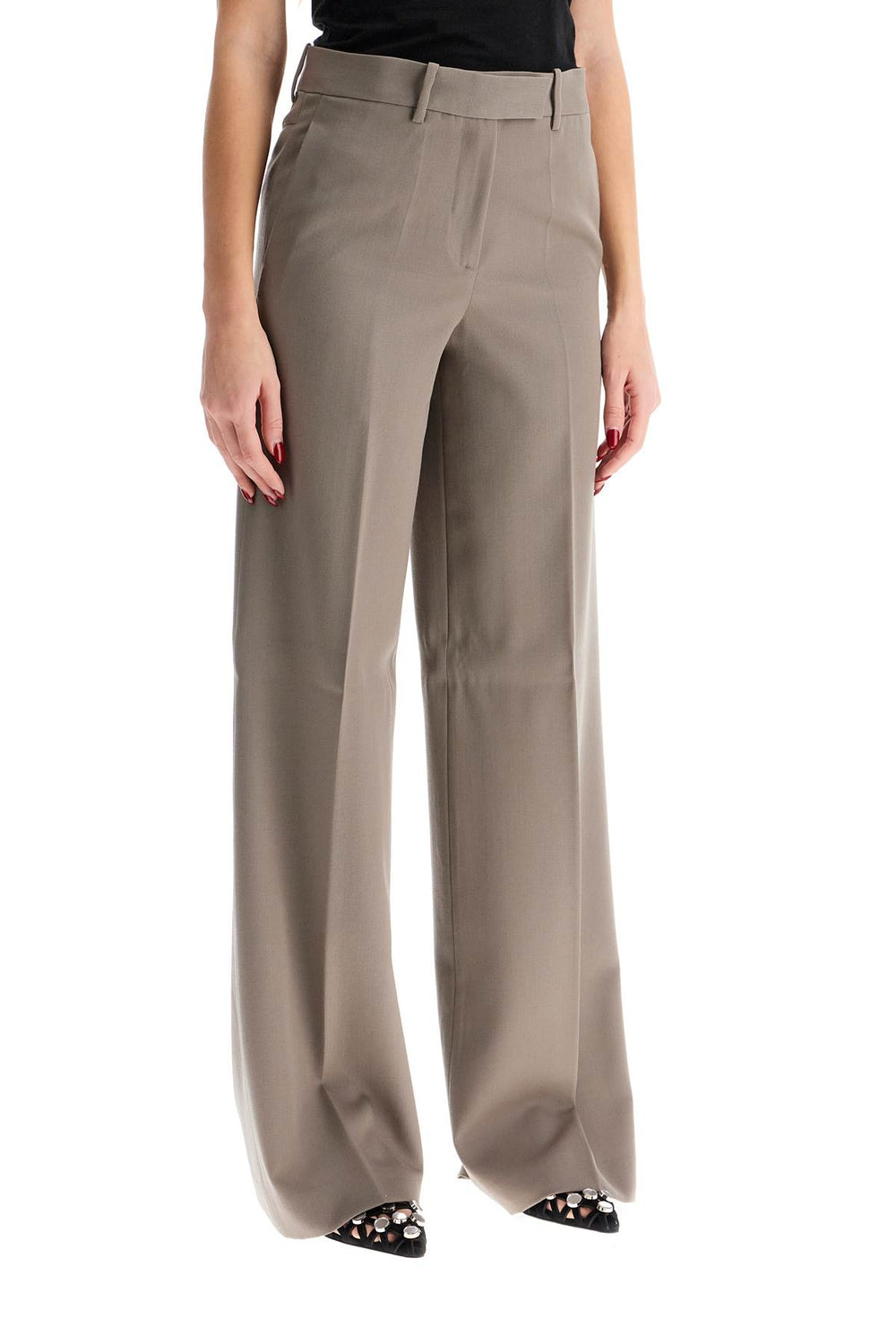 The Attico Tailored Wool Cigarette Pants