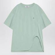 The Attico Mint Green Asymmetrical Oversize T-shirt
