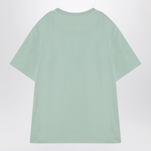 The Attico Mint Green Asymmetrical Oversize T-shirt