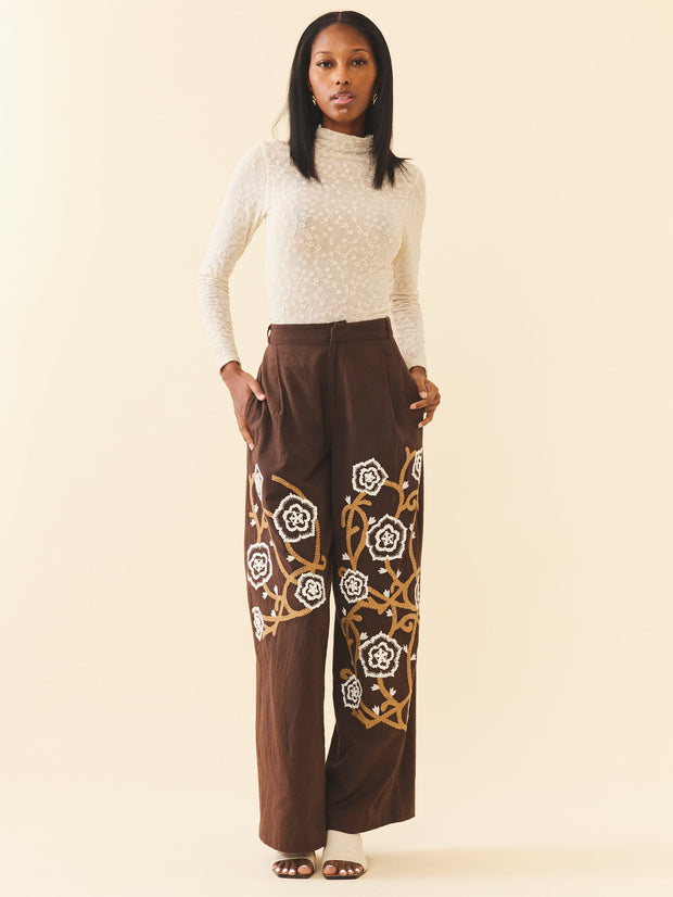 Eddy Rose Lace Bodysuit