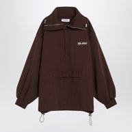 The Attico Brown Cotton Sweatshirt With Logo