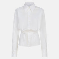 The Attico White Cotton Shirt