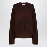 The Attico Brown Wool And Cashmere Sweater
