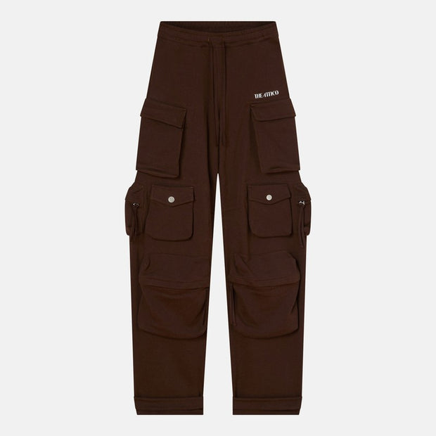 The Attico Brown Fern Cargo Pants