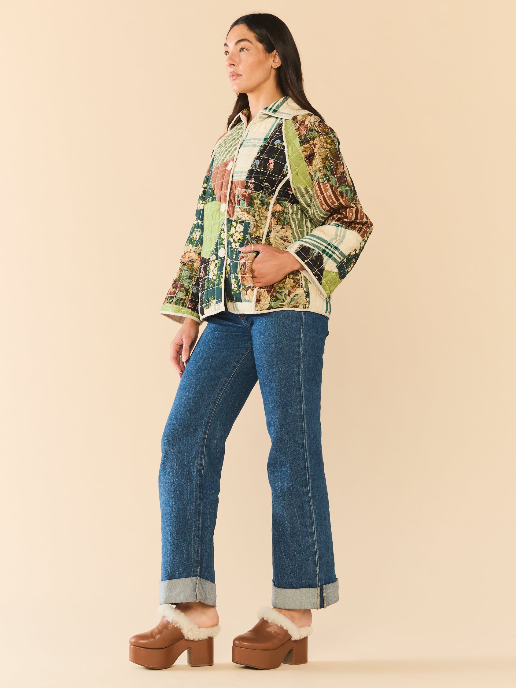 Eddy Quilted Scrap Jacket