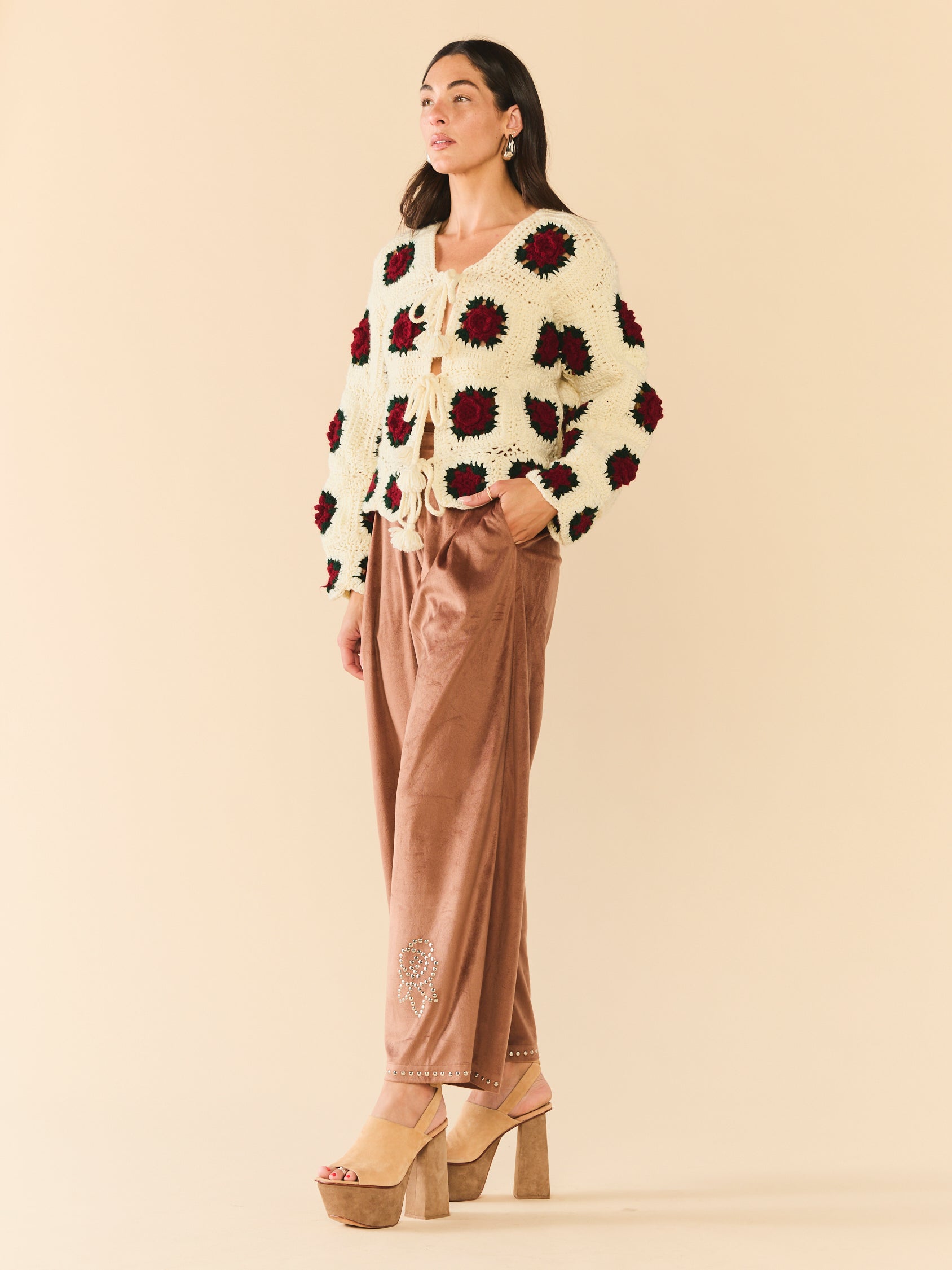 Eddy Round Top Sweater Jacket