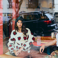 Eddy Round Top Sweater Jacket