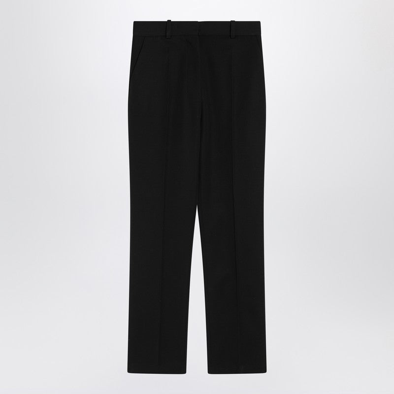 JACQUEMUS Black Trousers In Cotton Blend