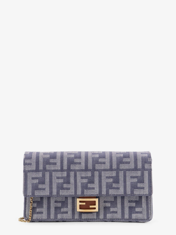 Fendi Women Wallet On Chain Baguette Shoulder Bag