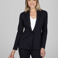 KiraGrace BLAZER: BLACK PONTE
