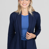 KiraGrace BLAZER: OXFORD BLUE