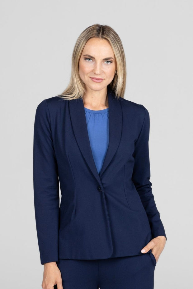 KiraGrace BLAZER: OXFORD BLUE