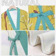 Ulivary Perched Bird Kimono Robe