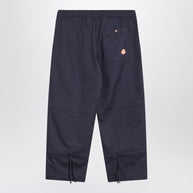 Moncler Genius Blue Trousers In Cotton Gabardine