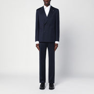 Tagliatore Navy Blue Double-breasted Wool Suit