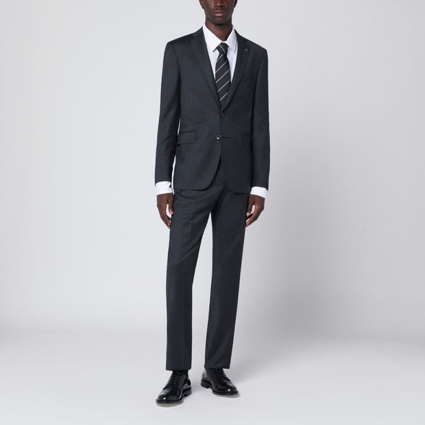 Tagliatore Gray Single-breasted Wool Suit