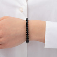 Zoe Lev 6mm Black Onyx Bead Bracelet