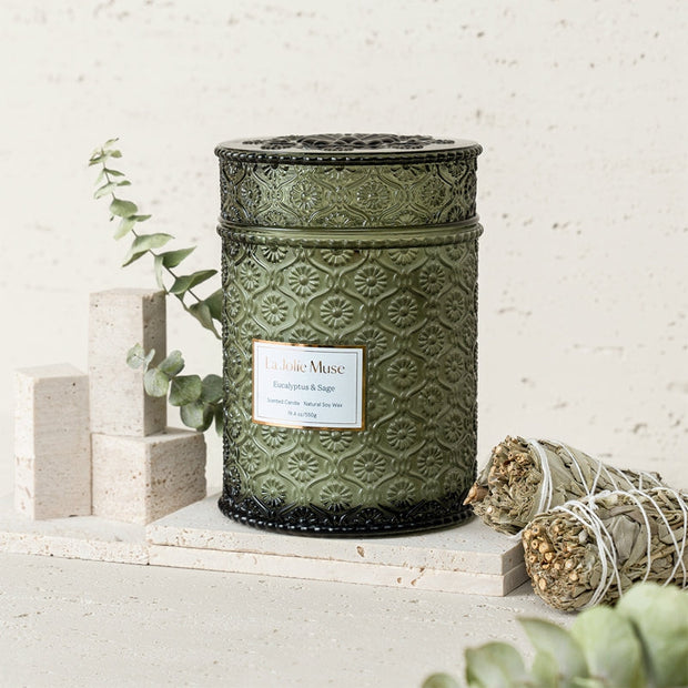 LA JOLIE MUSE Maelyn - Eucalyptus & Alpine Sage 19.4oz Candle