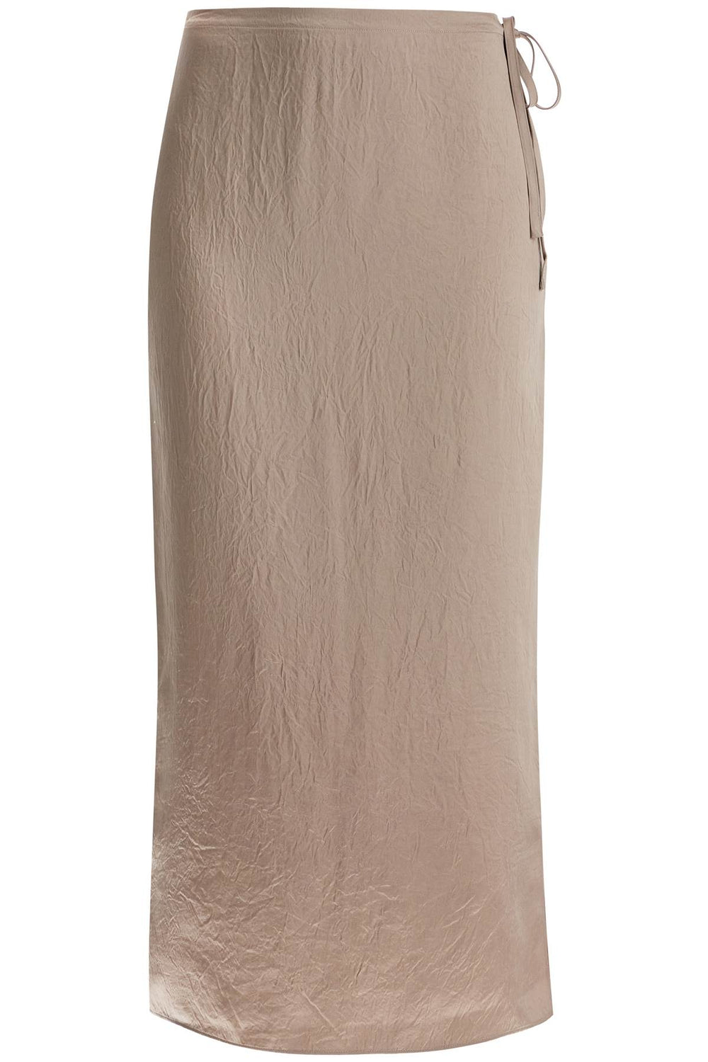 FILIPPA K Crinkled Satin Midi Skirt