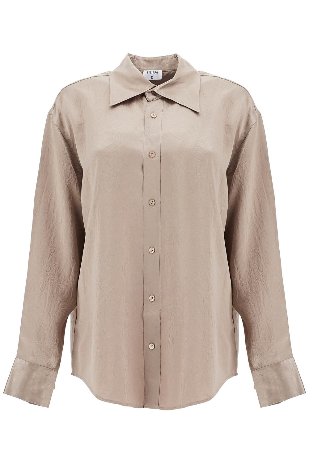 FILIPPA K Satin Crinkle Effect Shirt