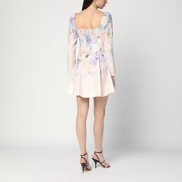 ZIMMERMANN Dawning Mini Dress With Floral Print