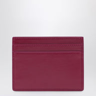 Saint Laurent Fuchsia Leather Credit Card Holder