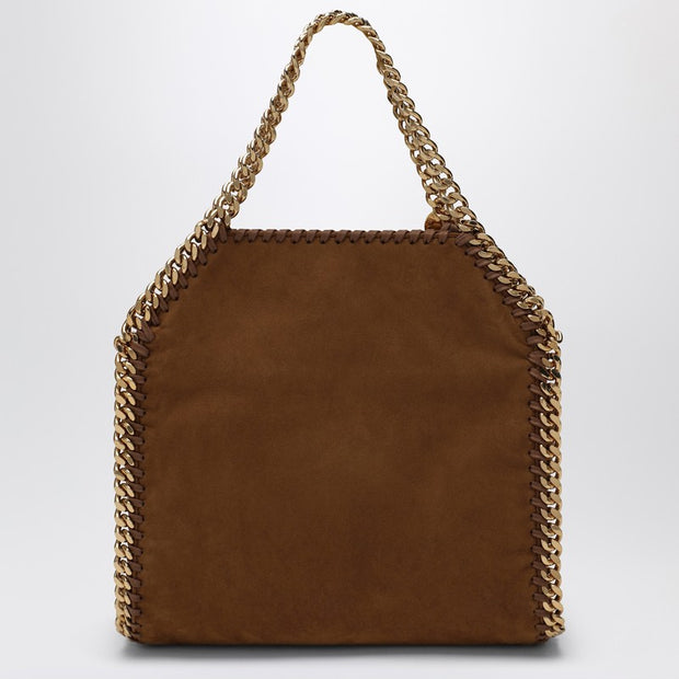 Stella McCartney Mini Falabella Tote Bag In Brandy Colour