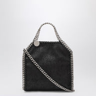 Stella McCartney Black Micro Falabella Tiny Tote Bag