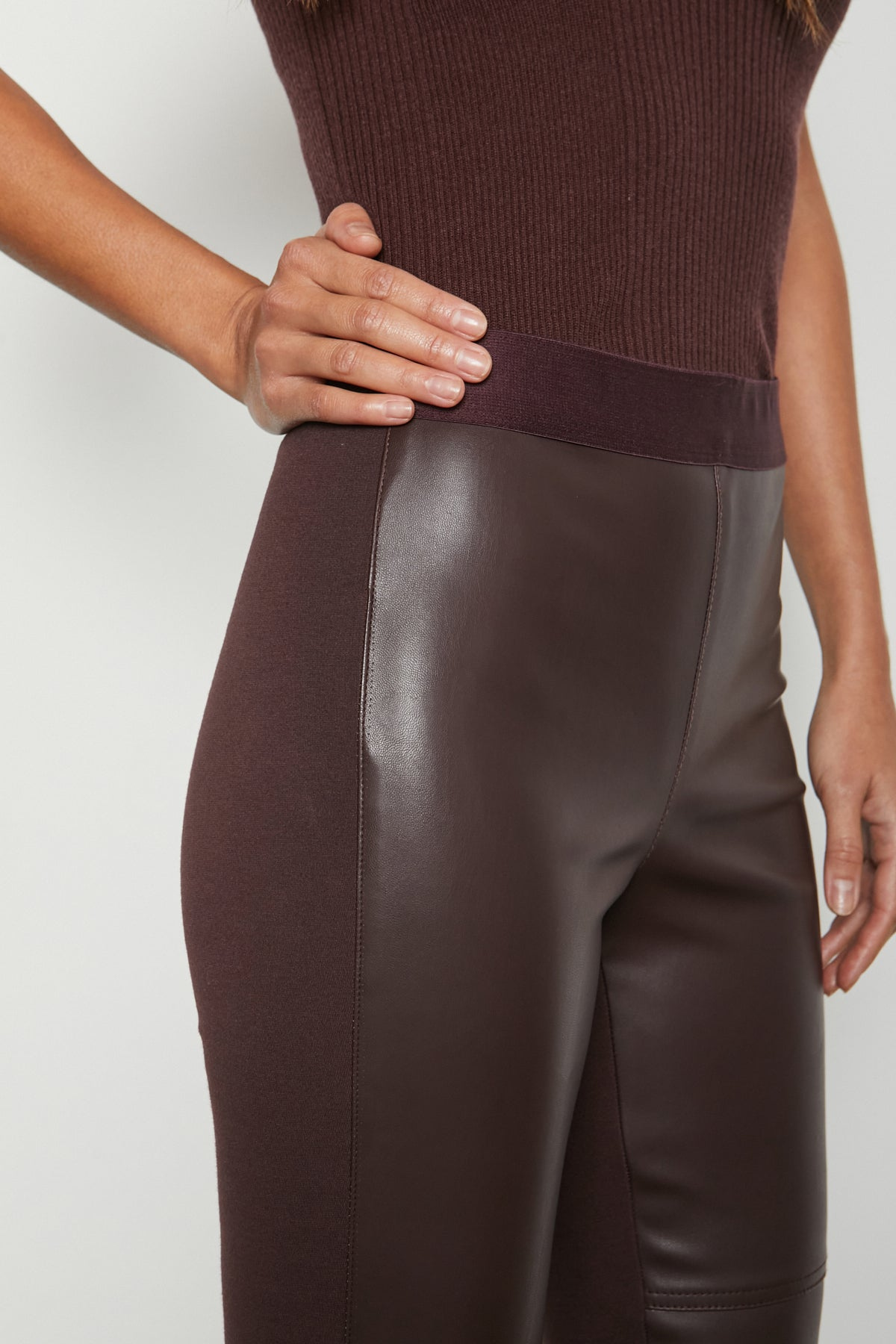Gianine BILLIE Vegan Leather Pant