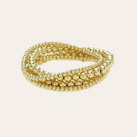 Zoe Lev 3mm & 5mm Bead Bracelet Stack