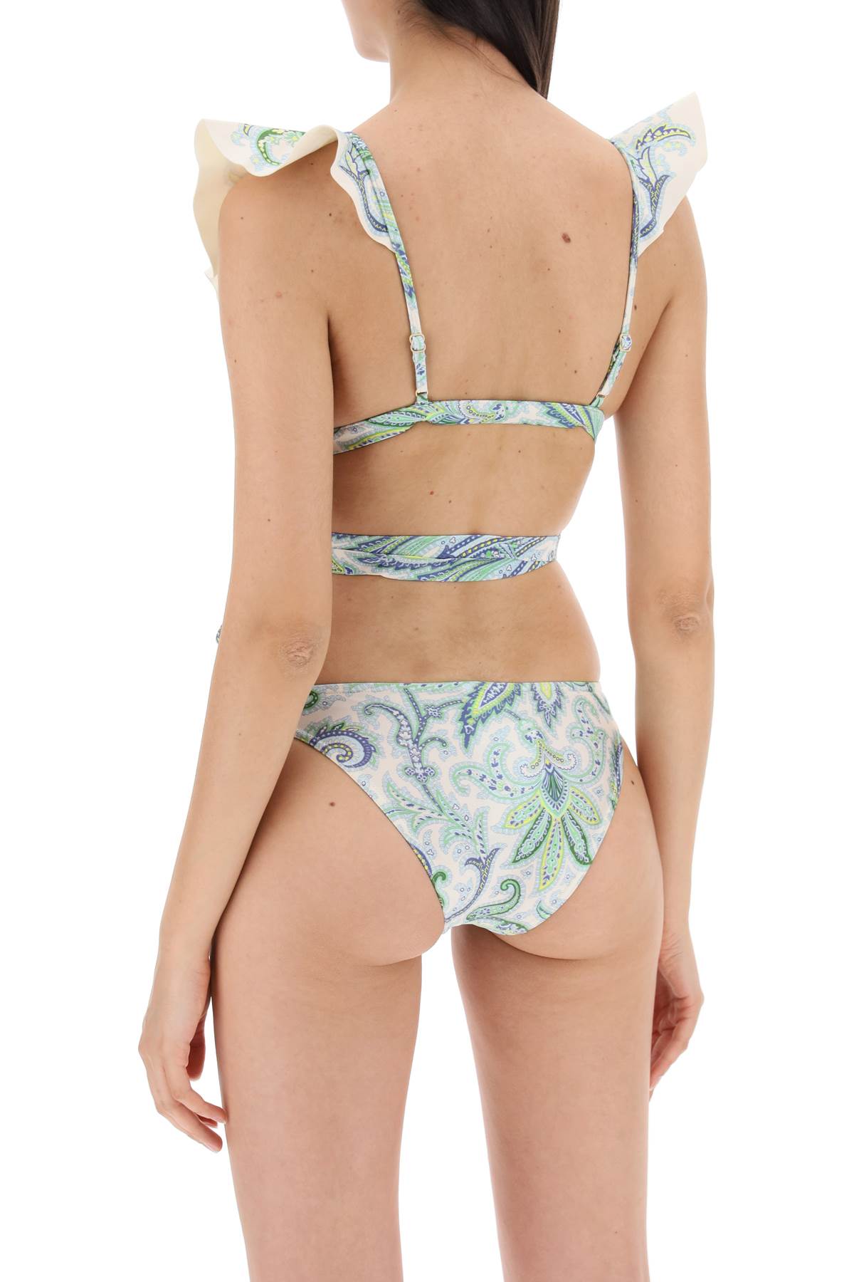 Zimmermann Ottie Wrap Ruffle Bikini Set