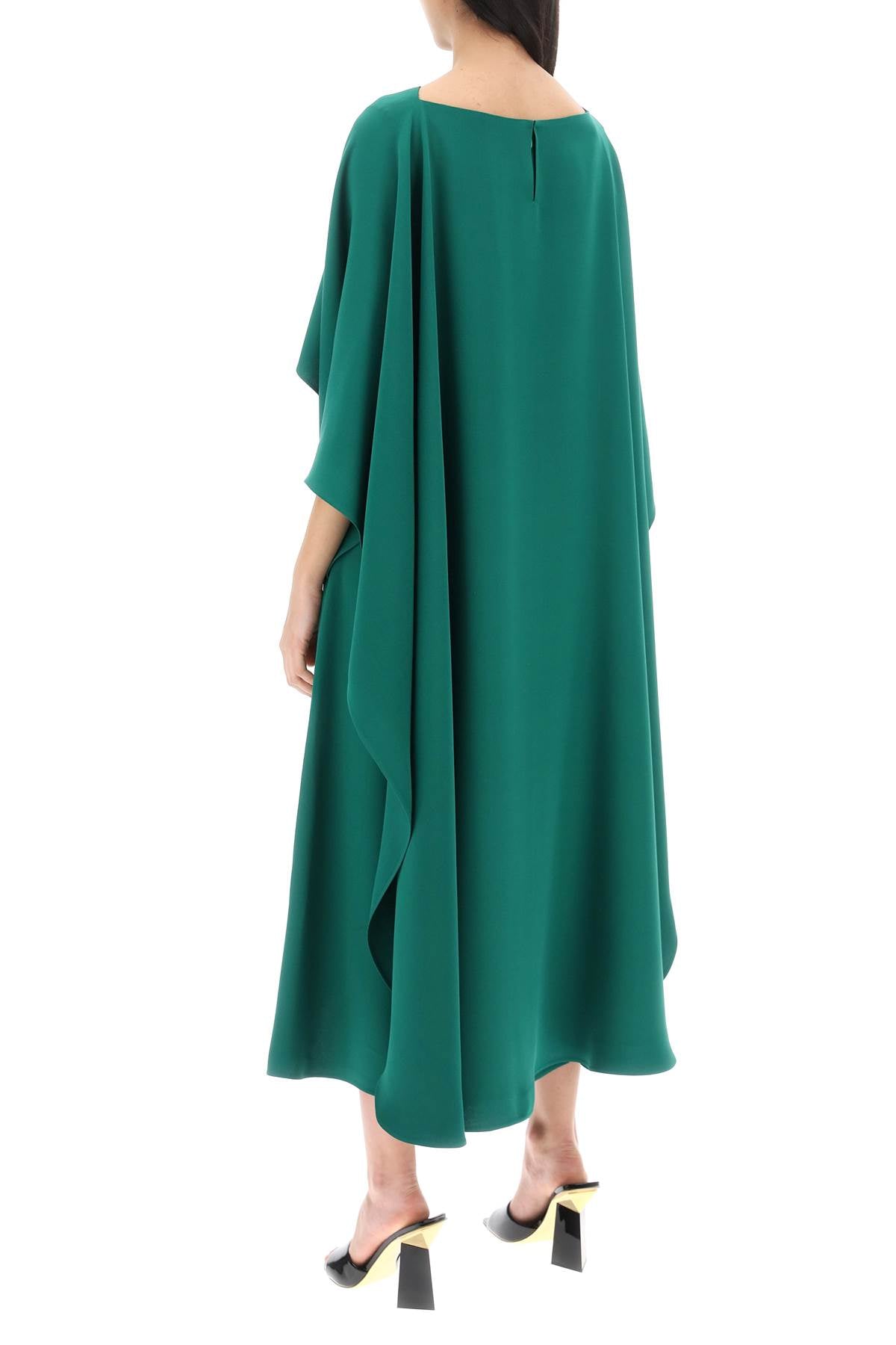 Valentino Garavani Cady Couture Cape Dress