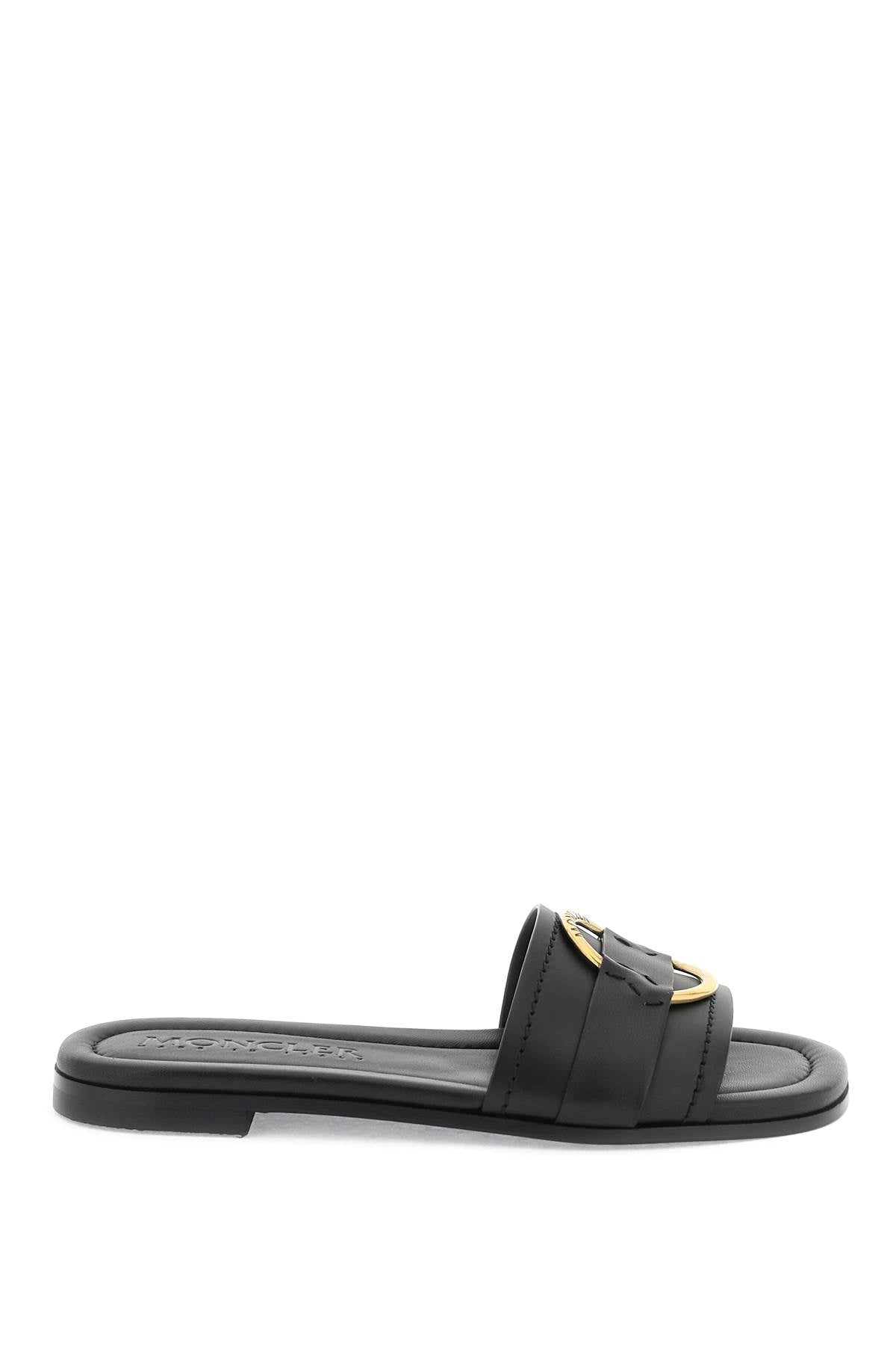 Moncler Bell Leather Slides