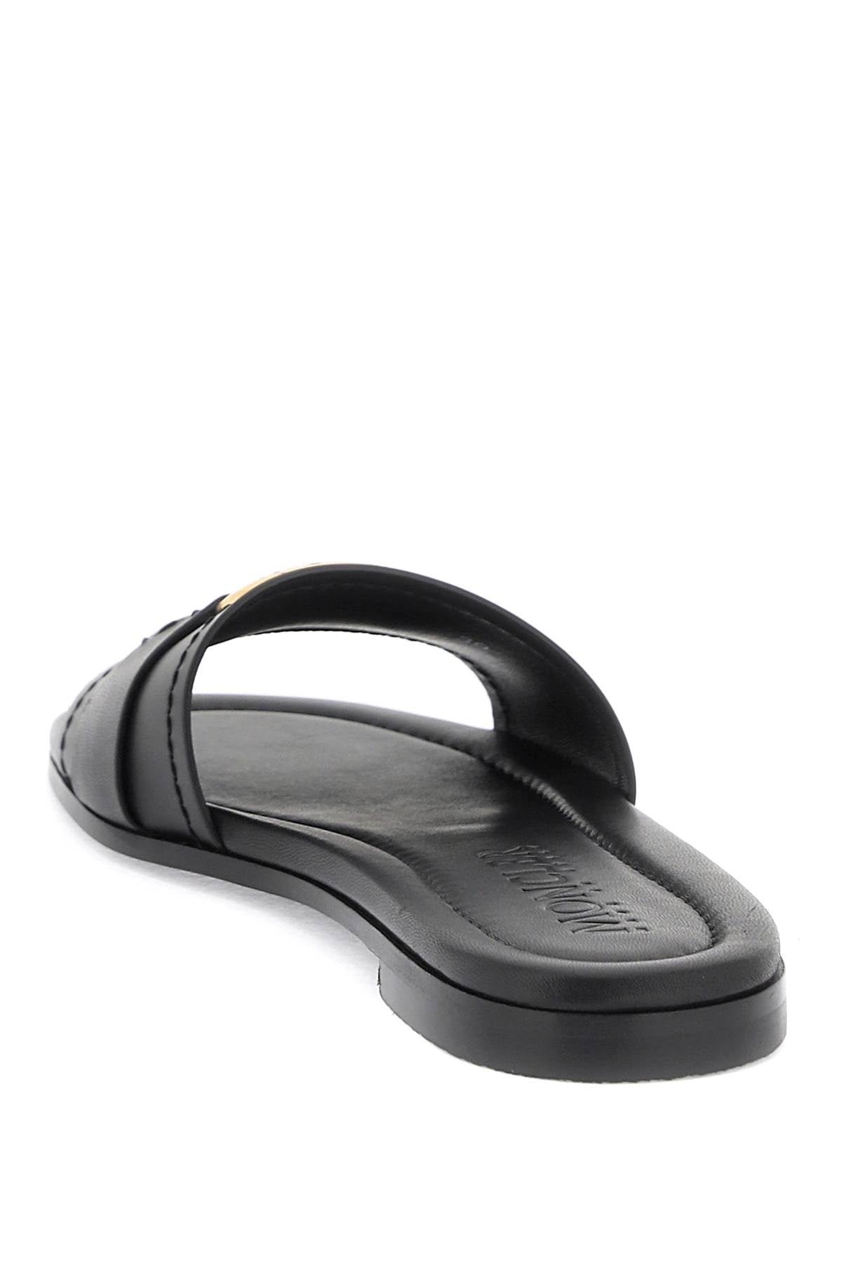 Moncler Bell Leather Slides