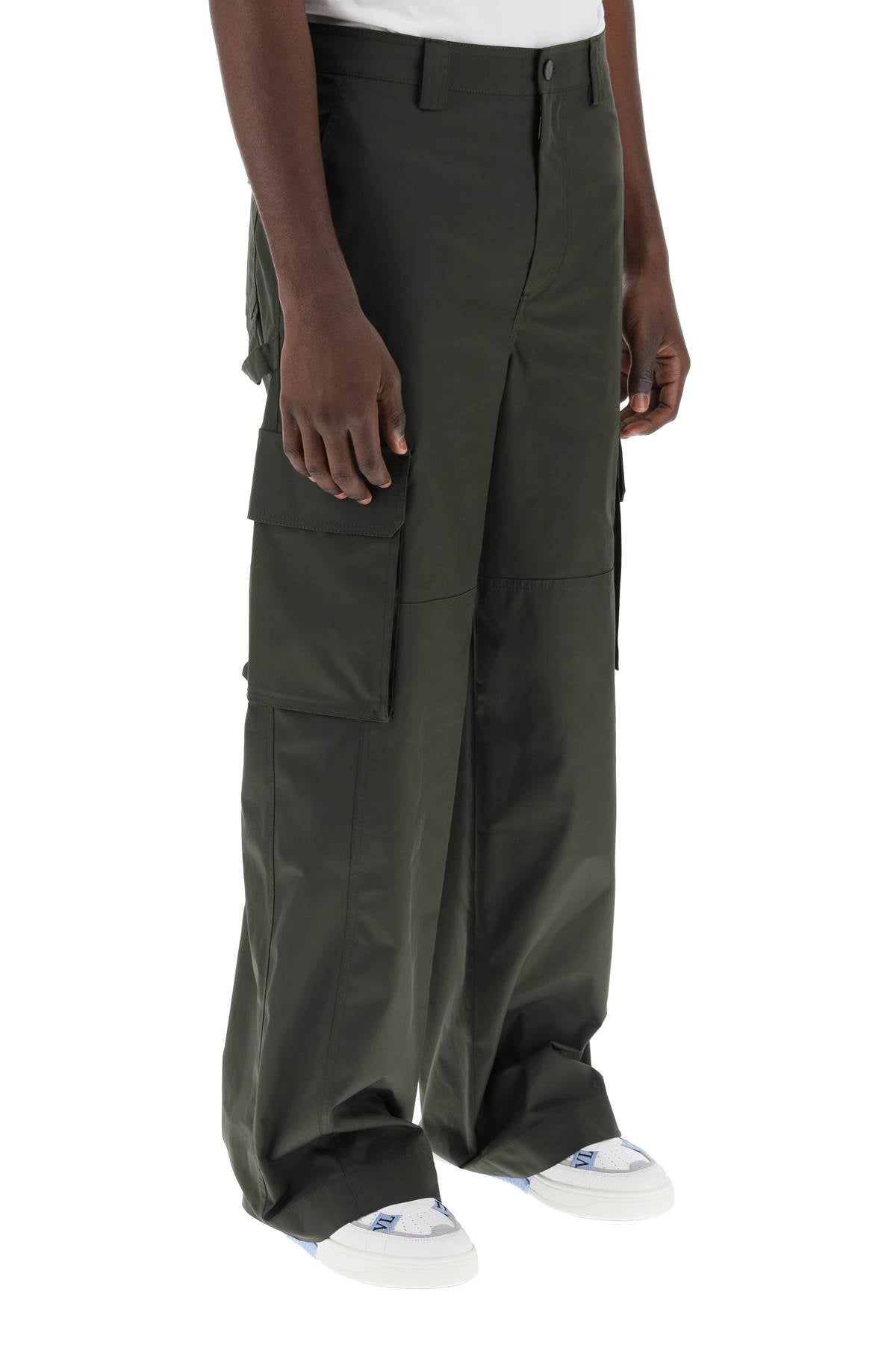 Valentino Garavani Stretch Nylon Cargo Pants